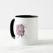 Supergirl Pink Spritzer Square Tasse (Vorderseite Links)