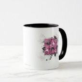 Supergirl Pink Spritzer Square Tasse (VorderseiteRechts)