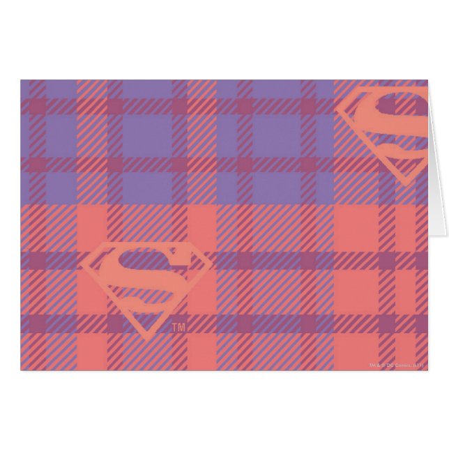 Supergirl Pink und Lila Muster (Vorderseite (Horizontal))