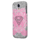 Supergirl Pink Winged Design Case-Mate Samsung Galaxy Hülle (Rückseite Links)