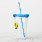 Supergirl Pop-Logo Acryltrinkbecher (Links)
