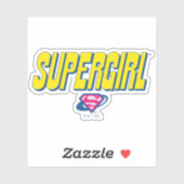 Supergirl Pop Logo Aufkleber (Blatt)
