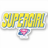 Supergirl Pop Logo Aufkleber (Vorderseite)