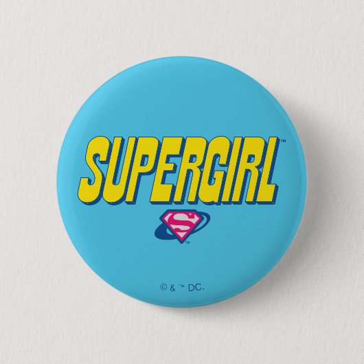 Supergirl Pop Logo Button (Vorderseite)