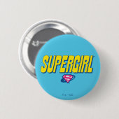 Supergirl Pop Logo Button (Vorne & Hinten)