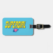 Supergirl Pop-Logo Gepäckanhänger (Vorderseite horizontal)