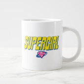 Supergirl Pop-Logo Jumbo-Tasse (Rechts)