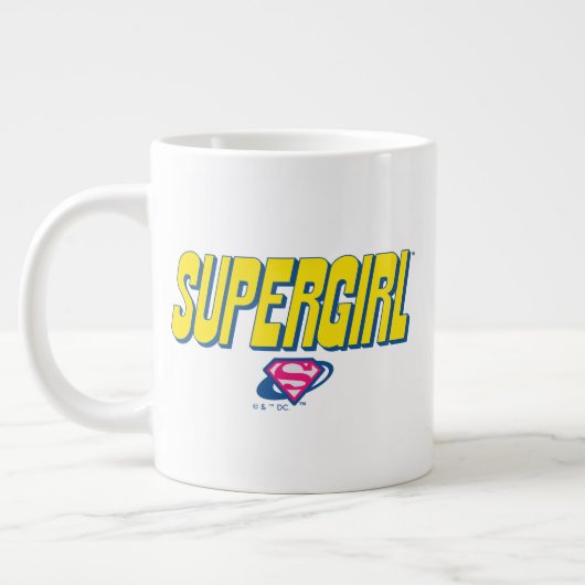 Supergirl Pop-Logo Jumbo-Tasse (Links)