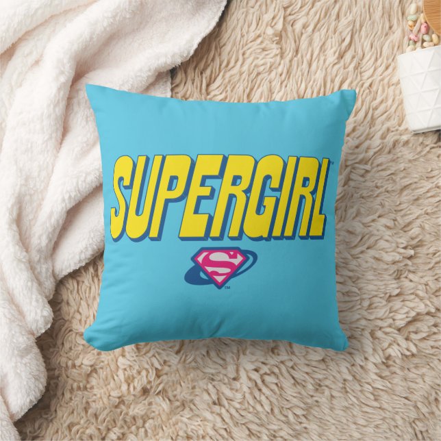 Supergirl Pop Logo Kissen (Decke)