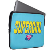 Supergirl Pop Logo Laptopschutzhülle (Vorne Rechts)