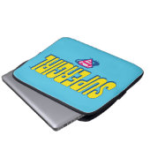 Supergirl Pop Logo Laptopschutzhülle (Vorne Knopf)