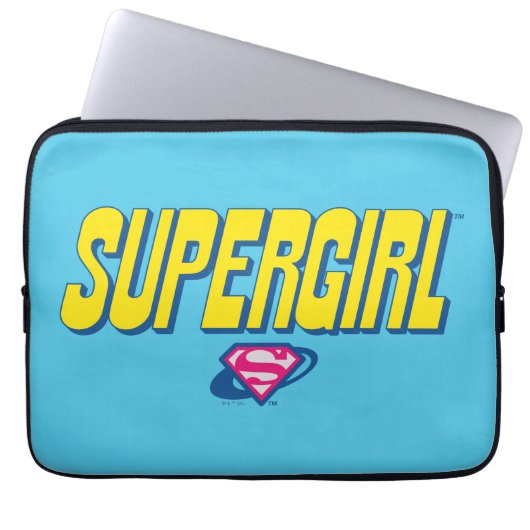 Supergirl Pop Logo Laptopschutzhülle (Vorderseite)