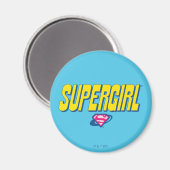 Supergirl Pop-Logo Magnet (Vorderseite/Rückseite)
