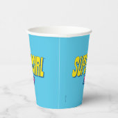 Supergirl Pop-Logo Pappbecher (Rechts)