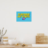 Supergirl Pop Logo Poster (Küche)