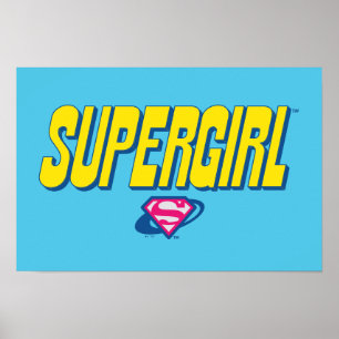 Supergirl Pop-Logo Poster