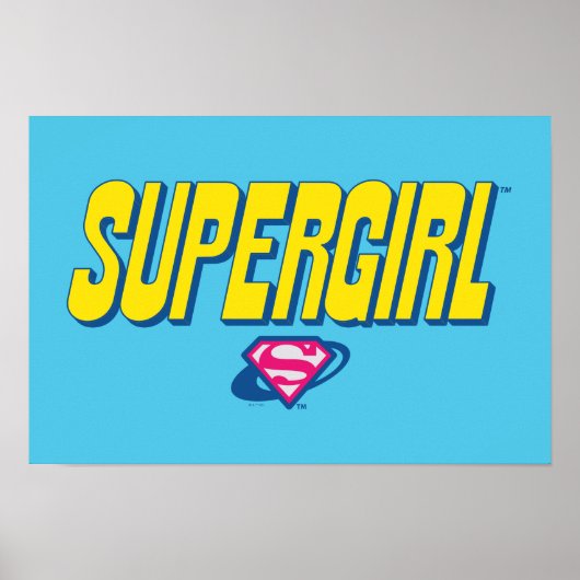 Supergirl Pop Logo Poster (Vorne)