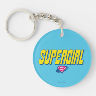 Supergirl Pop-Logo Schlüsselanhänger