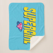 Supergirl Pop-Logo Sherpadecke (Vorderseite)