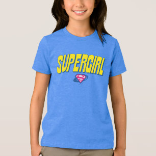 Supergirl Pop-Logo Tri-Blend Shirt