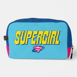 Supergirl Pop-Logo Waschbeutel