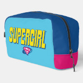 Supergirl Pop-Logo Waschbeutel (Rechte Ecke)
