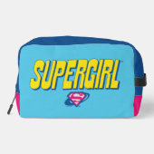 Supergirl Pop-Logo Waschbeutel (Rückseite)