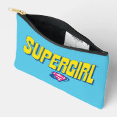 Supergirl Pop-Logo Zubehörtasche (Offen)