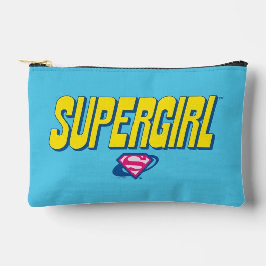 Supergirl Pop-Logo Zubehörtasche (Vorderseite)
