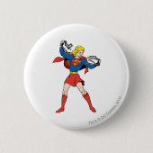 Supergirl-Pose 10 Button (Vorderseite)