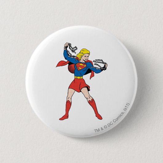 Supergirl-Pose 10 Button (Vorderseite)