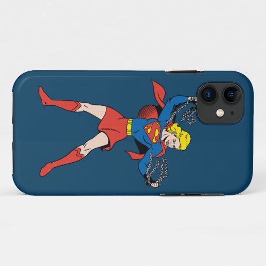 Supergirl-Pose 10 Case-Mate iPhone Hülle (Rückseite (Horizontal))