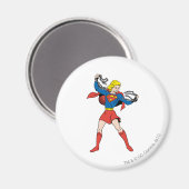 Supergirl-Pose 10 Magnet (Vorderseite/Rückseite)
