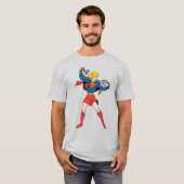 Supergirl-Pose 10 T-Shirt (Vorne ganz)