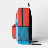 Supergirl Pose 1 Bedruckter Rucksack (Rechts)