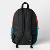Supergirl Pose 1 Bedruckter Rucksack (Rückseite)