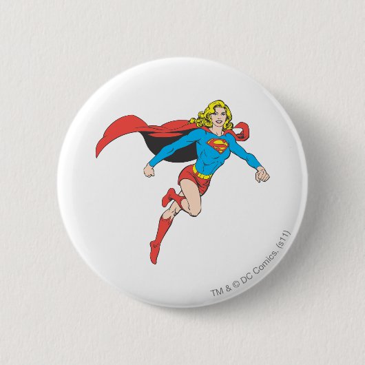Supergirl Pose 1 Button (Vorderseite)
