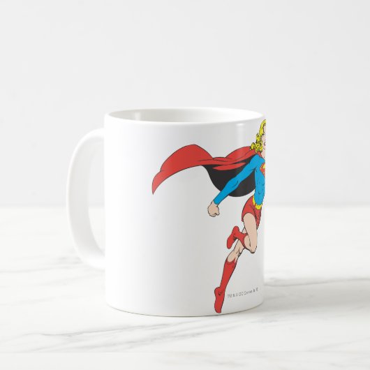 Supergirl Pose 1 Kaffeetasse (Vorderseite Links)