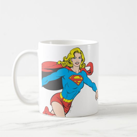 Supergirl Pose 1 Kaffeetasse (Links)