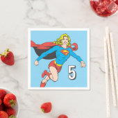 Supergirl Pose 1 Serviette (Beispiel)