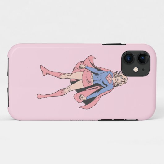 Supergirl Pose 3 Case-Mate iPhone Hülle (Rückseite (Horizontal))