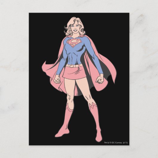 Supergirl-Pose 3 Postkarte (Vorderseite)
