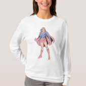 Supergirl-Pose 3 T-Shirt (Vorderseite)