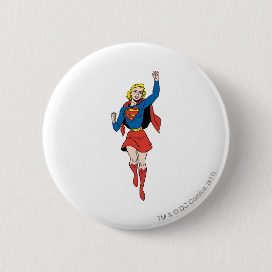 Supergirl-Pose 4 Button (Vorderseite)