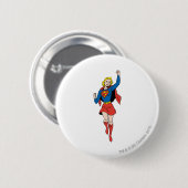 Supergirl-Pose 4 Button (Vorne & Hinten)