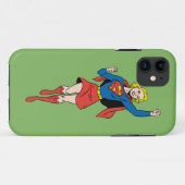 Supergirl-Pose 4 Case-Mate iPhone Hülle (Rückseite (Horizontal))