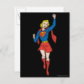 Supergirl-Pose 4 Postkarte (Vorne/Hinten)