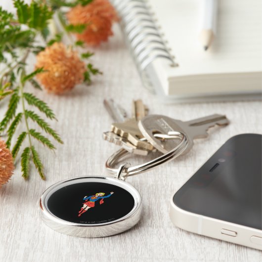 Supergirl-Pose 4 Schlüsselanhänger (Seite)