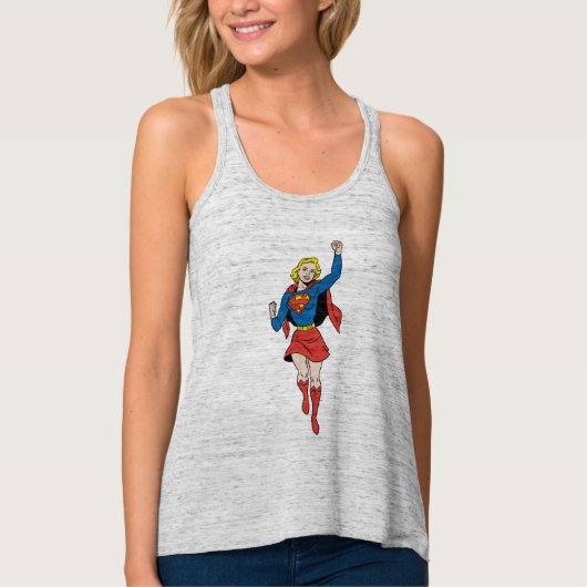 Supergirl-Pose 4 Tank Top (Vorderseite)
