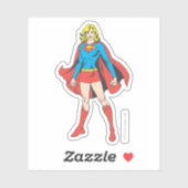 Supergirl-Pose 5 Aufkleber (Blatt)